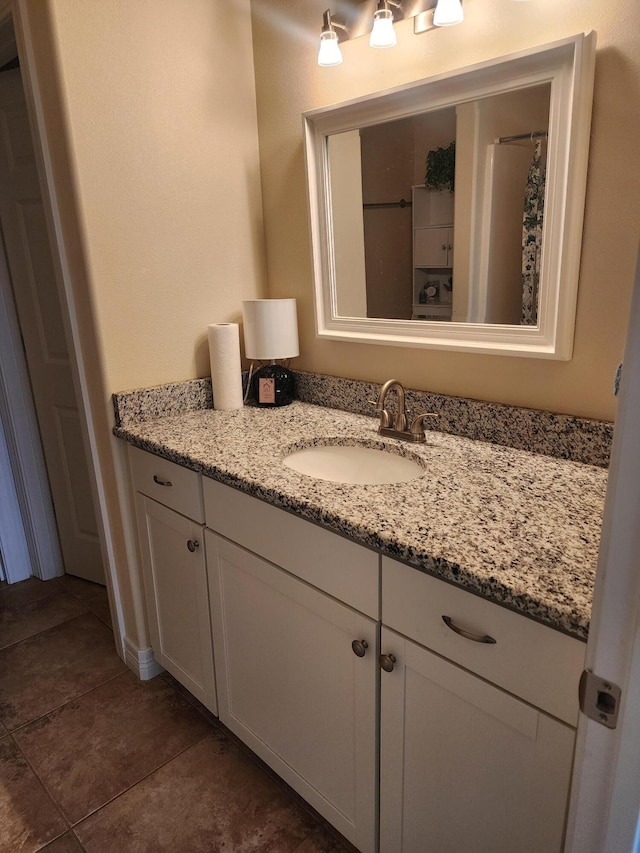 180 Grace Chapel Rd Unit 228, Blue Eye, MO 65611 - bathroom with vanity and tile patterned floors