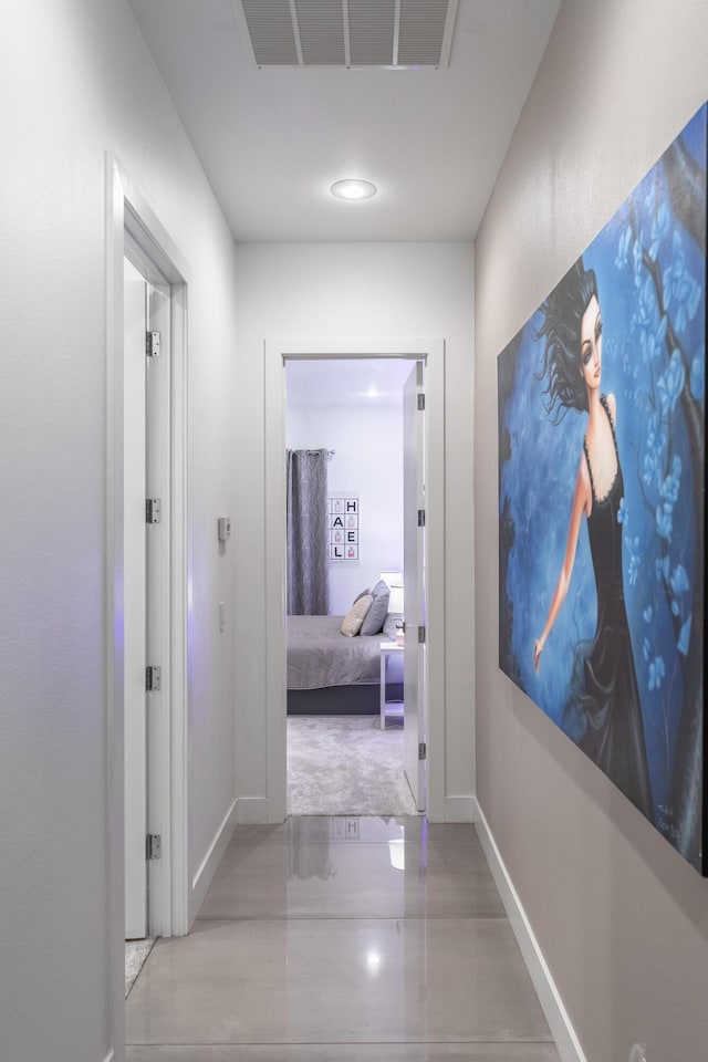 6298 E Summit View Dr, Springfield, MO 65809 - hall with baseboards and recessed lighting