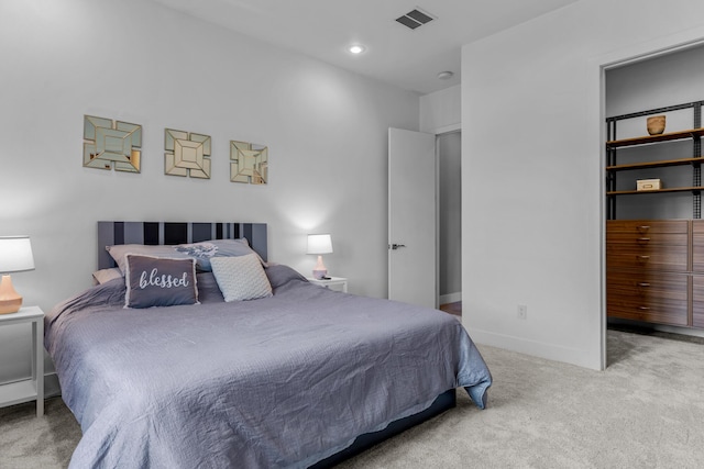 6298 E Summit View Dr, Springfield, MO 65809 - bedroom with light carpet and a spacious closet