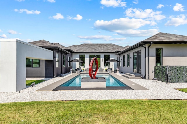 6298 E Summit View Dr, Springfield, MO 65809 - swimming pool with a patio and outdoor lounge area