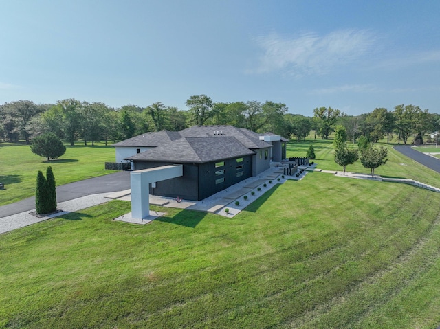 6298 E Summit View Dr, Springfield, MO 65809 - aerial view of property and surrounding area featuring a tree filled landscape