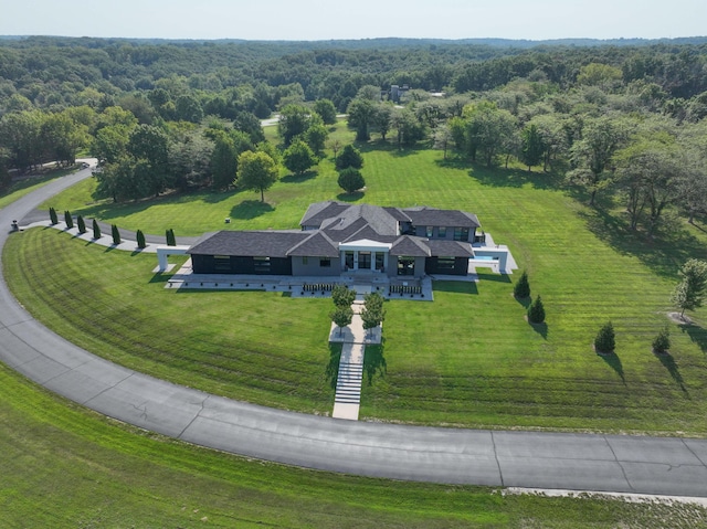 6298 E Summit View Dr, Springfield, MO 65809 - view of subject property with a forest