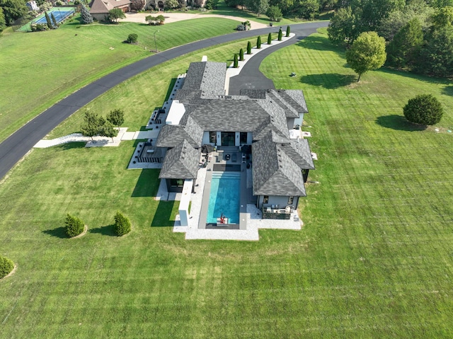 6298 E Summit View Dr, Springfield, MO 65809 - aerial view of property and surrounding area with a pool