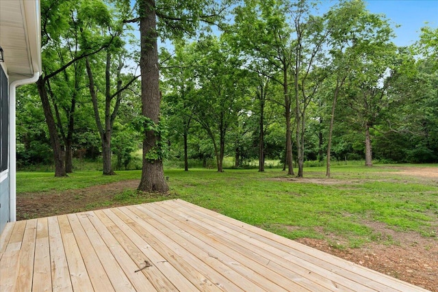 654 Rochester Rd, Sparta, MO 65753 - deck featuring a yard