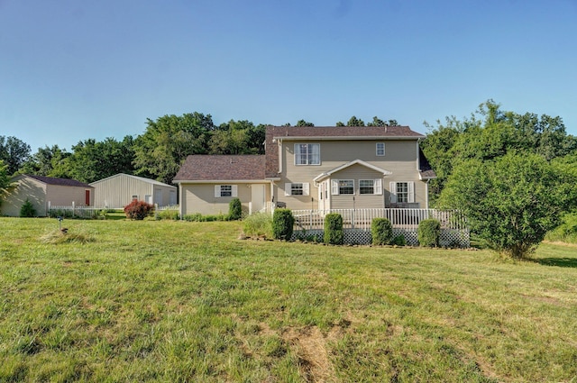 3711 W Farm Road 14, Brighton, MO 65617 - back of property featuring a yard