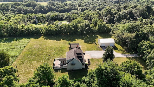 3711 W Farm Road 14, Brighton, MO 65617 - overview of rural landscape featuring a heavily wooded area