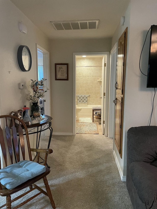 2105 Oakridge Dr, Ava, MO 65608 - hall with carpet flooring and baseboards