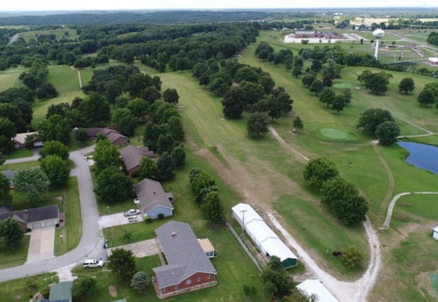 1301 W Blair Dr, Stockton, MO 65785 - aerial view of property and surrounding area with a nearby body of water