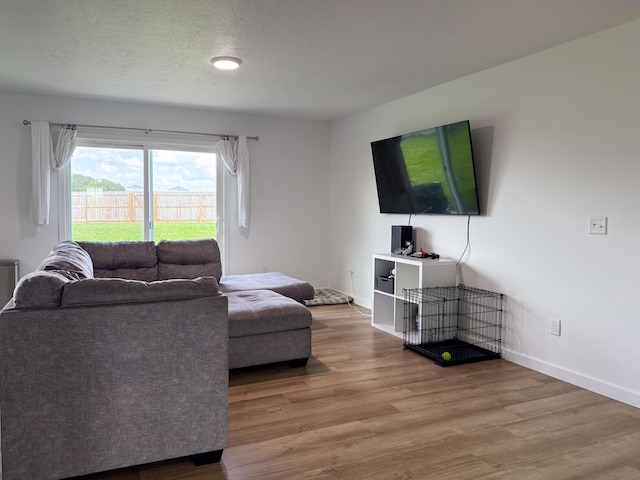 404 N Pine Leaf Rd, Nixa, MO 65714 - living area with wood finished floors and baseboards