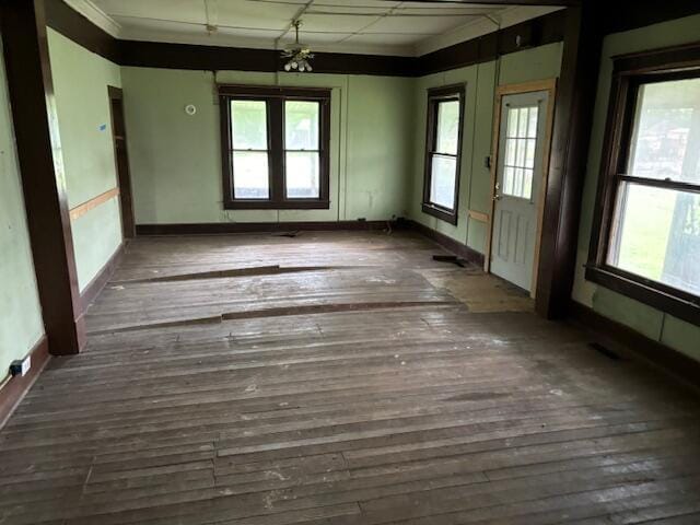 148 E Front St, Fordland, MO 65652 - unfurnished dining area featuring wood finished floors and baseboards