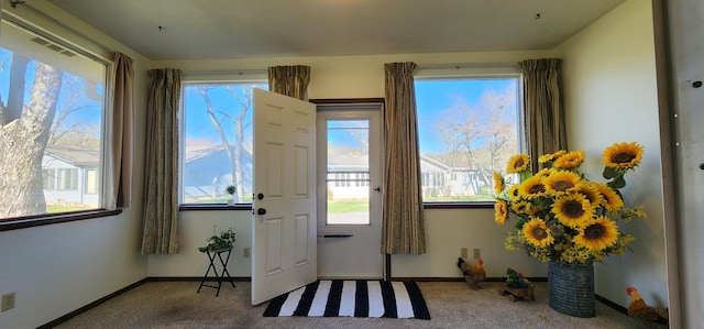 16 Magnolia Ct Unit B, Branson, MO 65616 - entryway with carpet floors and healthy amount of natural light
