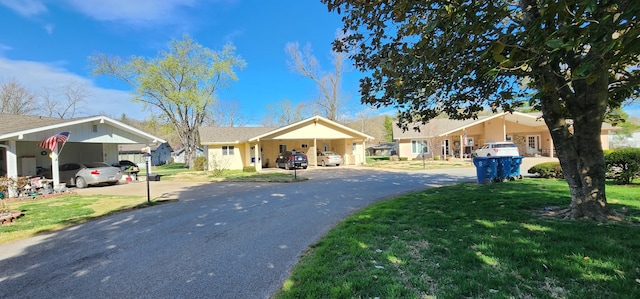 16 Magnolia Ct Unit B, Branson, MO 65616 - view of front facade featuring a residential view, a front yard, and driveway