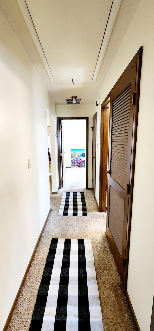 16 Magnolia Ct Unit B, Branson, MO 65616 - hallway featuring carpet and baseboards