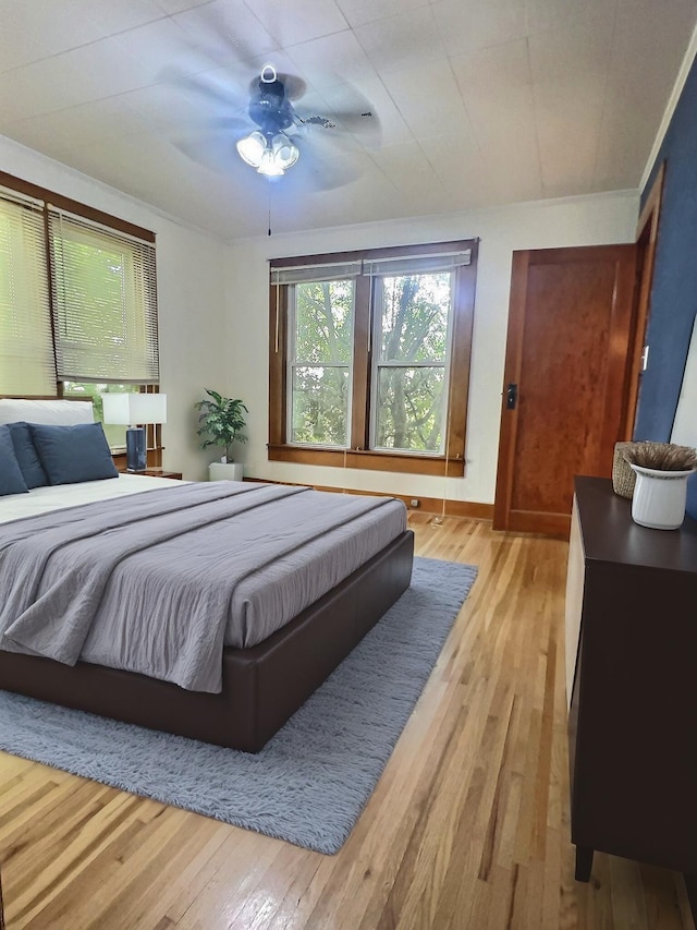 505 Sycamore St, Van Buren, MO 63965 - bedroom featuring light wood-style floors and a ceiling fan
