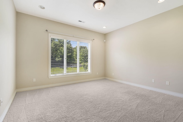 755 N Fallbrooke Ter, Springfield, MO 65802 - unfurnished room with light carpet and recessed lighting