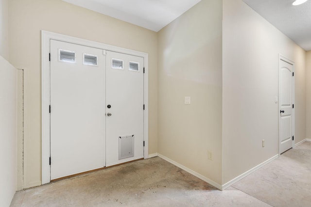 755 N Fallbrooke Ter, Springfield, MO 65802 - entrance foyer with concrete floors and baseboards