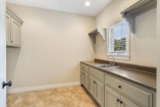 755 N Fallbrooke Ter, Springfield, MO 65802 - washroom featuring a sink and recessed lighting