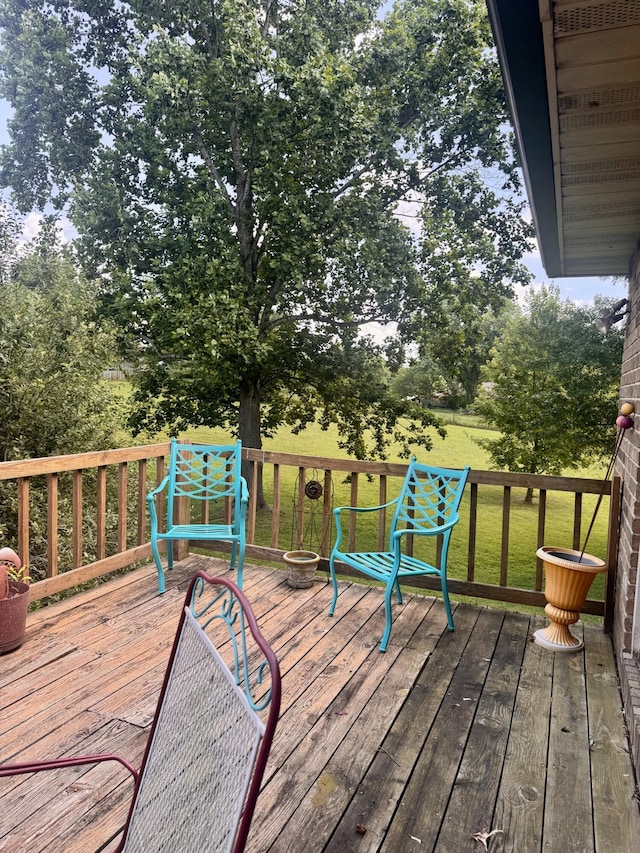 1249 Stonebrook Rd, Ozark, MO 65721 - deck featuring view of scattered trees