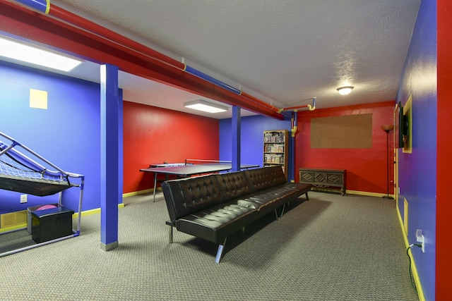 440 Spring Meadow Pkwy, Branson, MO 65616 - playroom with carpet flooring and a textured ceiling