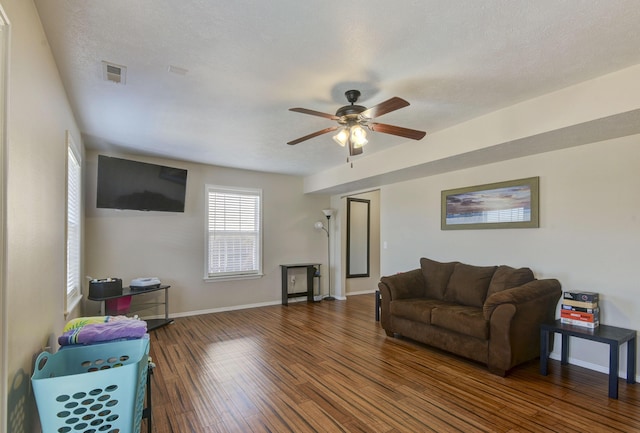 440 Spring Meadow Pkwy, Branson, MO 65616 - living room with wood finished floors and ceiling fan