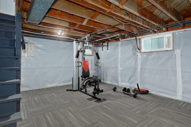 1841 E Dale St, Springfield, MO 65803 - exercise room featuring carpet flooring