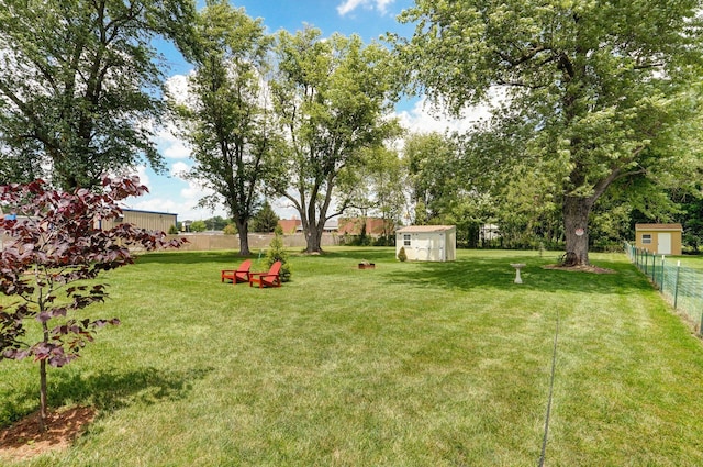 1841 E Dale St, Springfield, MO 65803 - view of yard with a storage shed