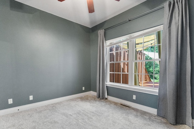 253 Cedar Glade Dr, Branson West, MO 65737 - empty room featuring a ceiling fan and carpet floors