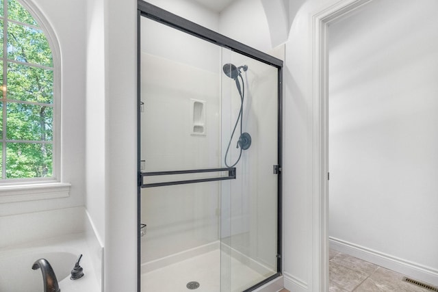 253 Cedar Glade Dr, Branson West, MO 65737 - bathroom with a shower stall and a tub