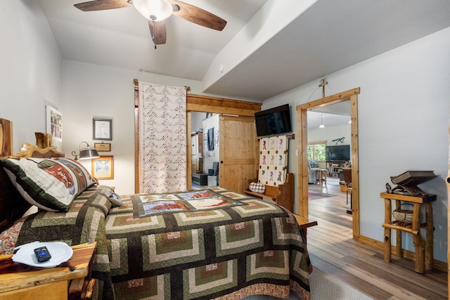 26474 Kings River Rd, Shell Knob, MO 65747 - bedroom featuring wood finished floors