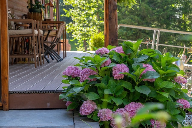 26474 Kings River Rd, Shell Knob, MO 65747 - view of wooden terrace
