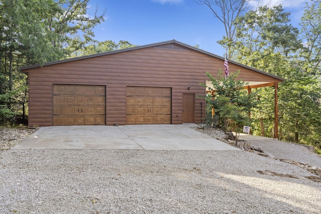 26474 Kings River Rd, Shell Knob, MO 65747 - garage with driveway