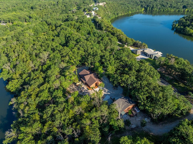 26474 Kings River Rd, Shell Knob, MO 65747 - aerial view of property and surrounding area with a heavily wooded area and a large body of water
