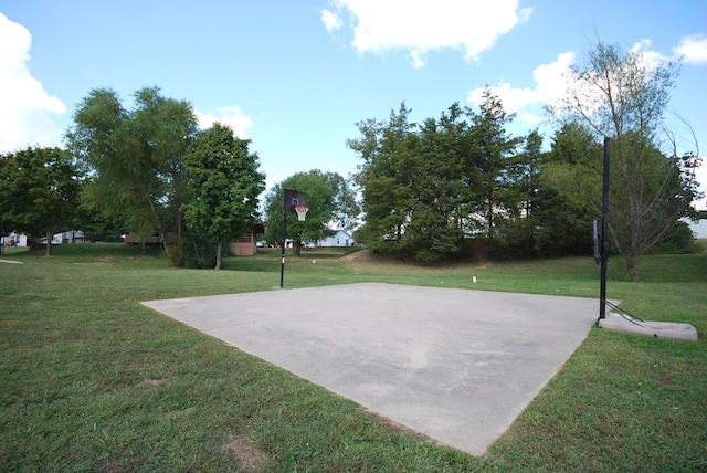 295 Deer Run Rd, Branson, MO 65616 - view of sport court with basketball court and a lawn