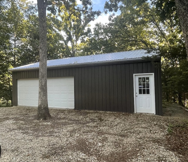 24136 Lazy Daze Ln, Wheatland, MO 65779 - view of detached garage