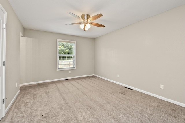 3539 S Walnut Hill Dr, Springfield, MO 65807 - carpeted spare room with a ceiling fan and baseboards