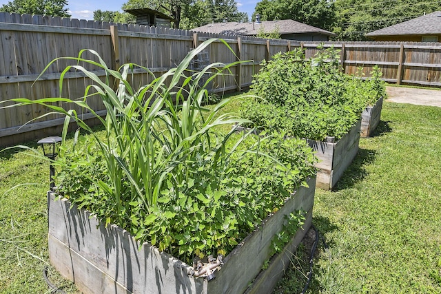 3539 S Walnut Hill Dr, Springfield, MO 65807 - view of yard featuring a garden