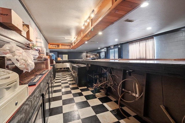 3493 US Highway 160, West Plains, MO 65775 - kitchen with tile patterned floors and a textured ceiling