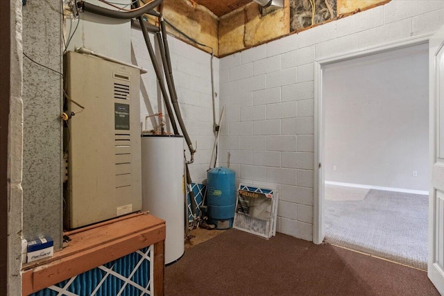 3493 US Highway 160, West Plains, MO 65775 - utility room with gas water heater