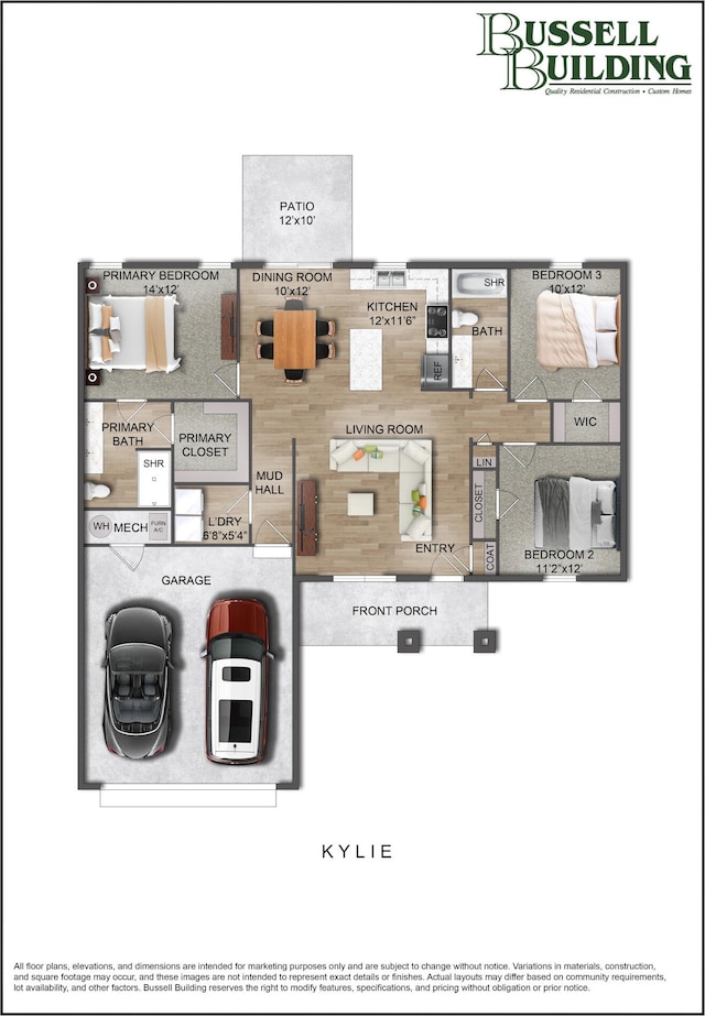 822 S Ridgemont Dr Lot 143, Nixa, MO 65714 - view of floor plan / room layout