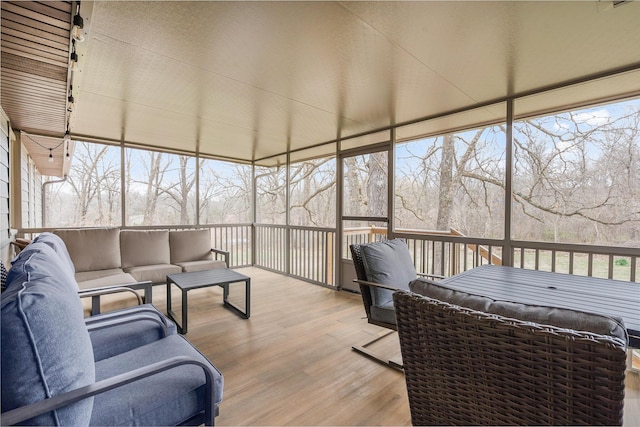 6585 N Farm Rd 61, Walnut Grove, MO 65770 - sunroom featuring outdoor lounge area and plenty of natural light