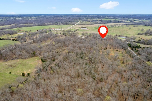 6585 N Farm Rd 61, Walnut Grove, MO 65770 - aerial view of property and surrounding area featuring rural landscape