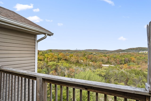 2950 Vineyards Pkwy Unit 5, Branson, MO 65616 - deck featuring a wooded view