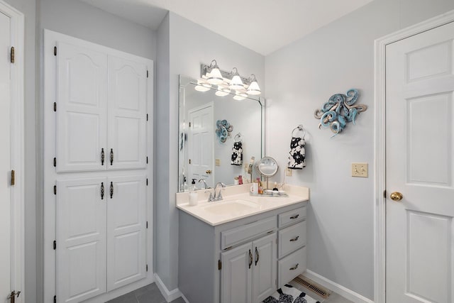 715 W Wasson St, Nixa, MO 65714 - bathroom featuring vanity and tile patterned floors