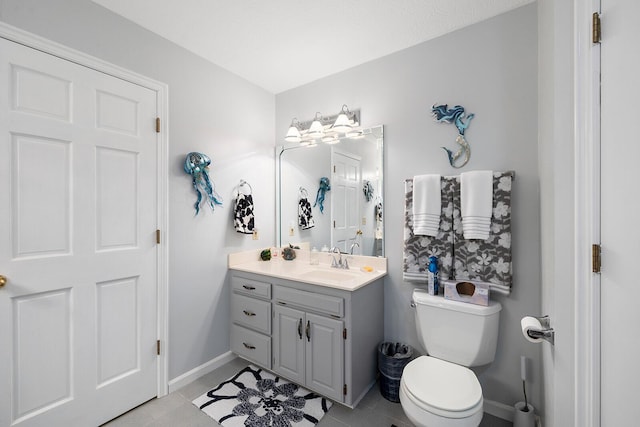 715 W Wasson St, Nixa, MO 65714 - half bath with vanity and tile patterned flooring
