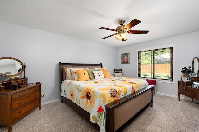 715 W Wasson St, Nixa, MO 65714 - bedroom featuring light carpet and ceiling fan