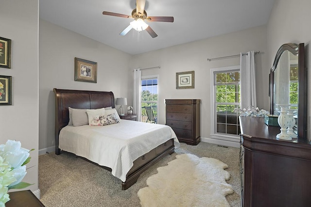 2741 Summit Dr, Joplin, MO 64804 - carpeted bedroom featuring baseboards and a ceiling fan