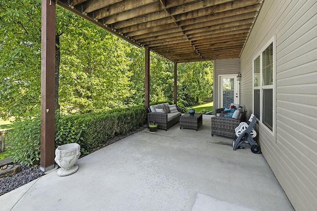 2741 Summit Dr, Joplin, MO 64804 - view of patio featuring an outdoor living space