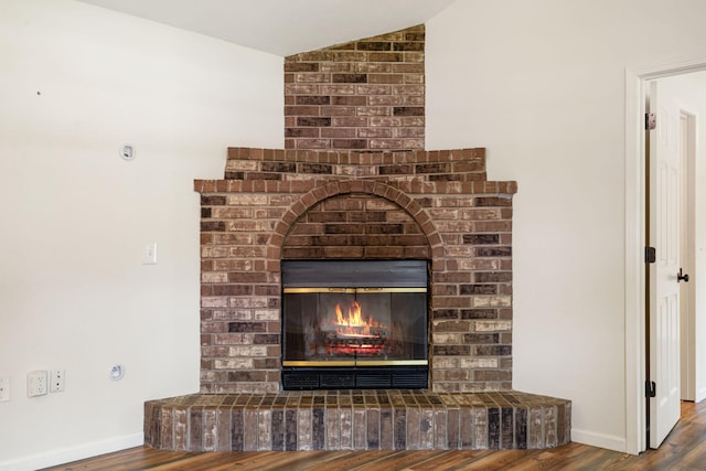 1035 Scenic View Rd, Ozark, MO 65721 - detailed view of wood finished floors and a fireplace