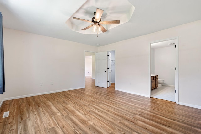 1035 Scenic View Rd, Ozark, MO 65721 - empty room featuring light wood-type flooring and ceiling fan