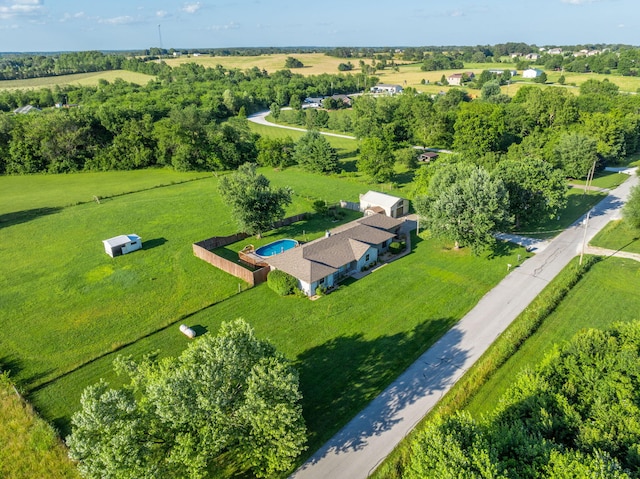 1035 Scenic View Rd, Ozark, MO 65721 - bird's eye view of a pool